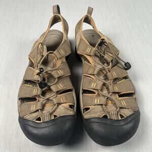 Keen Newport Men's Size 11 Hiking Shoes Brown Walking Trail Shoes 1012206